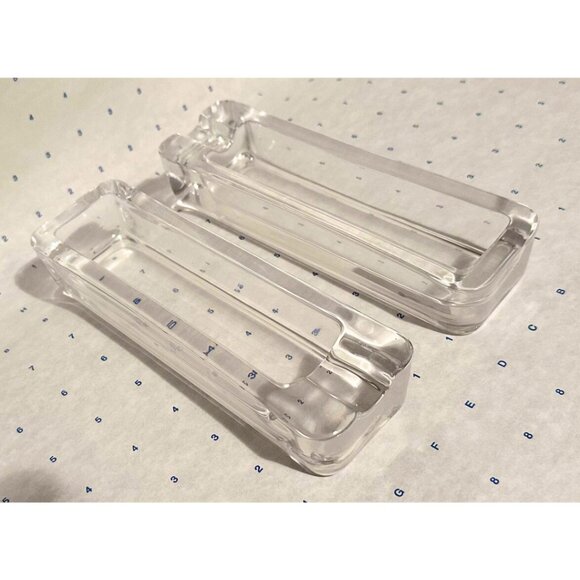 Rectangular Cigar Ashtray Large Heavy - Picture 2 of 2